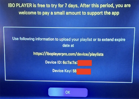 IBO Player Device ID en Key vinden